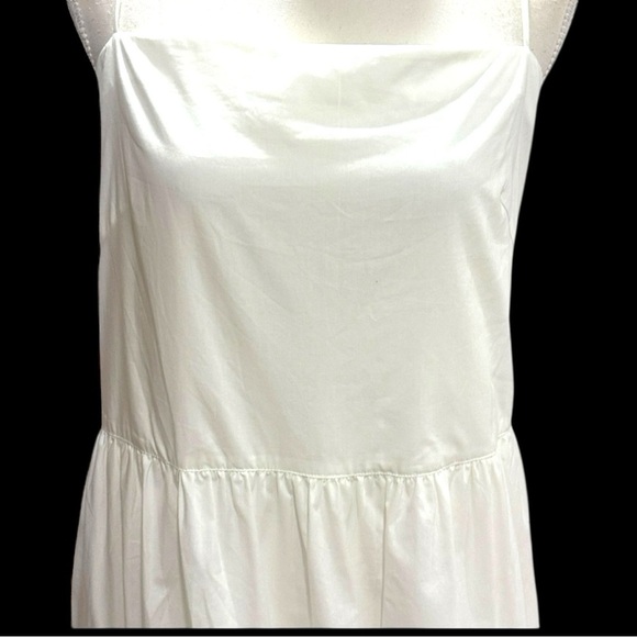 Rag & Bone Leilah Poplin Dress Elegant White Maxi Dress Brand New Large - Picture 6 of 12